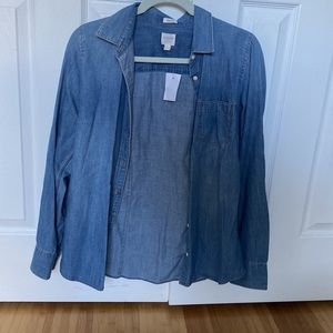 Jcrew denim button down